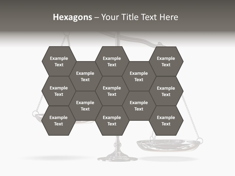 Weight Judge Law PowerPoint Template