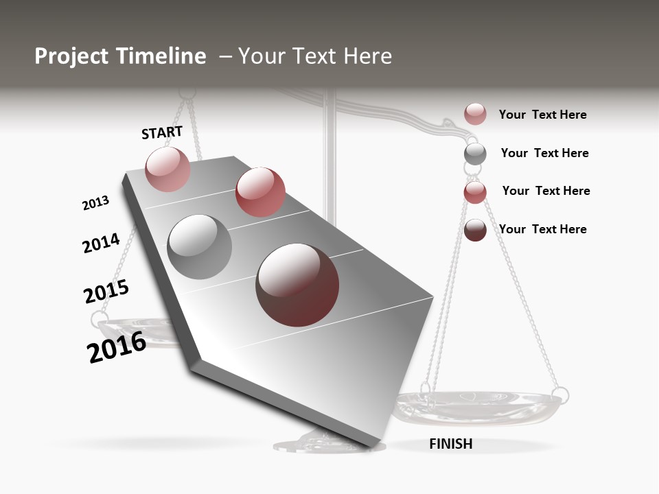 Weight Judge Law PowerPoint Template