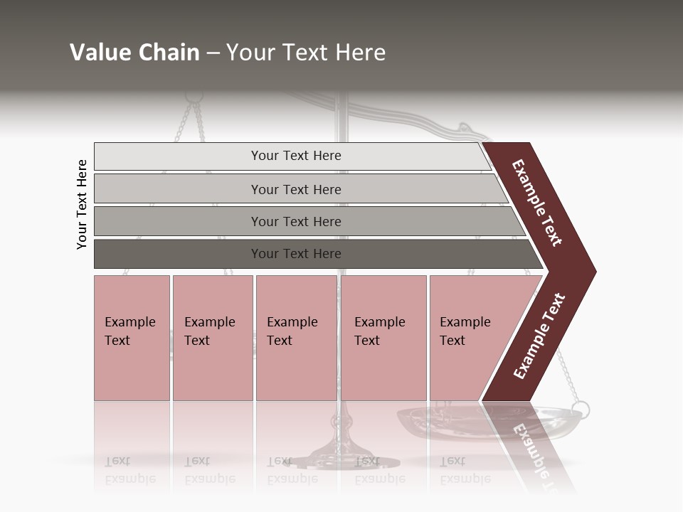 Weight Judge Law PowerPoint Template