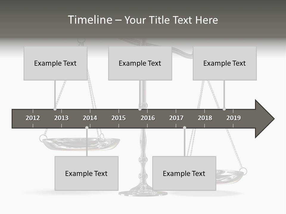 Weight Judge Law PowerPoint Template