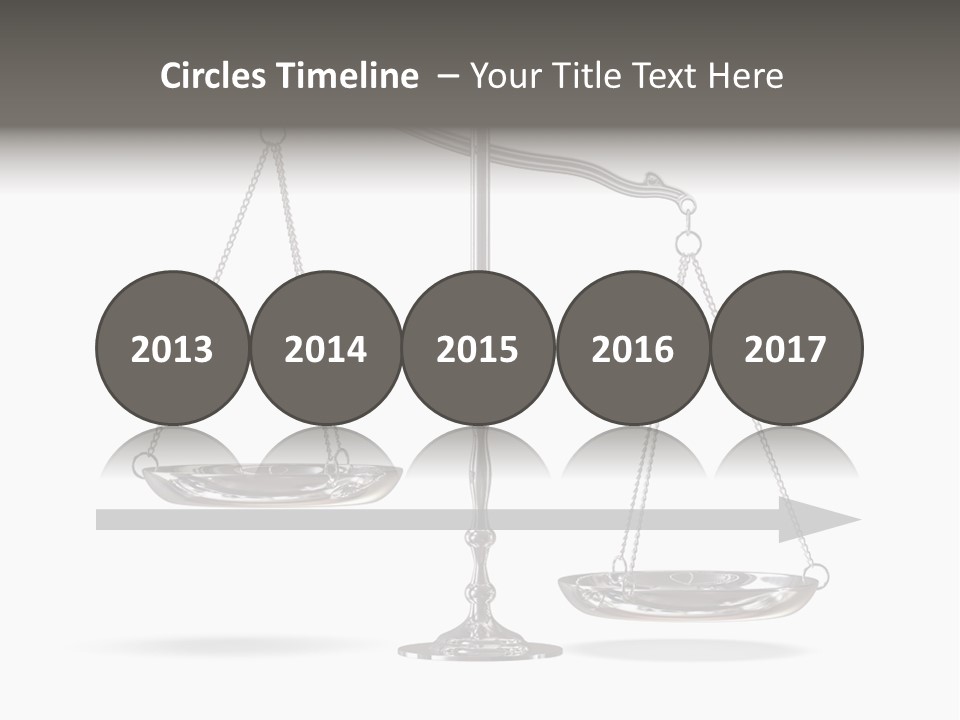 Weight Judge Law PowerPoint Template