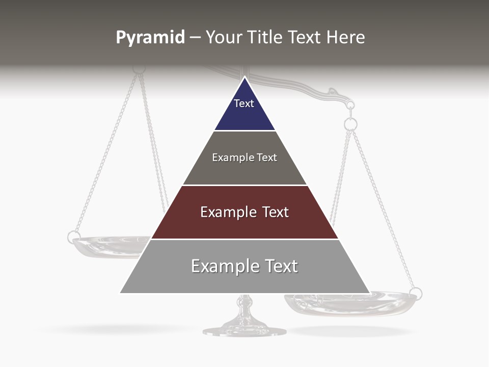 Weight Judge Law PowerPoint Template
