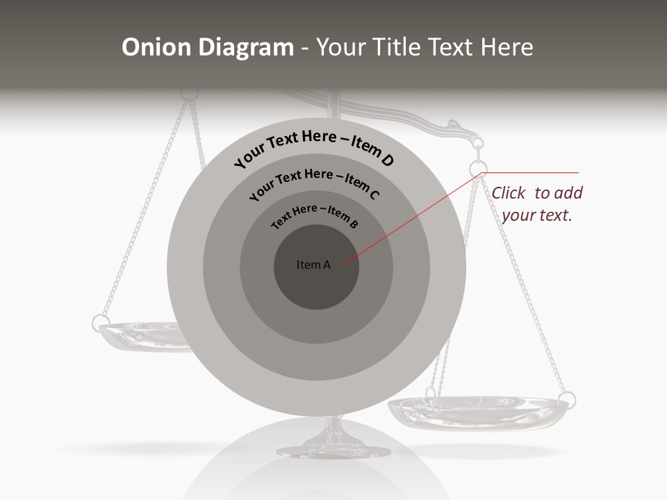 Weight Judge Law PowerPoint Template