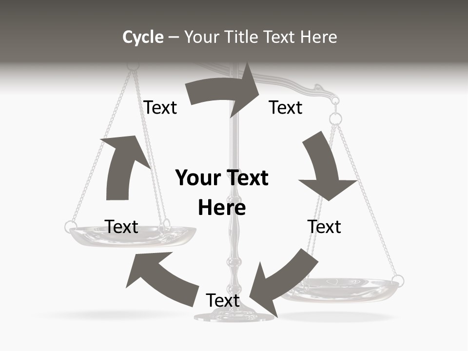 Weight Judge Law PowerPoint Template