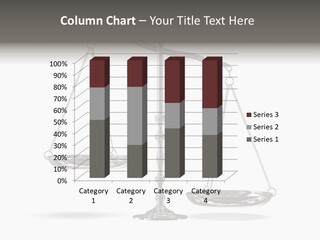 Weight Judge Law PowerPoint Template