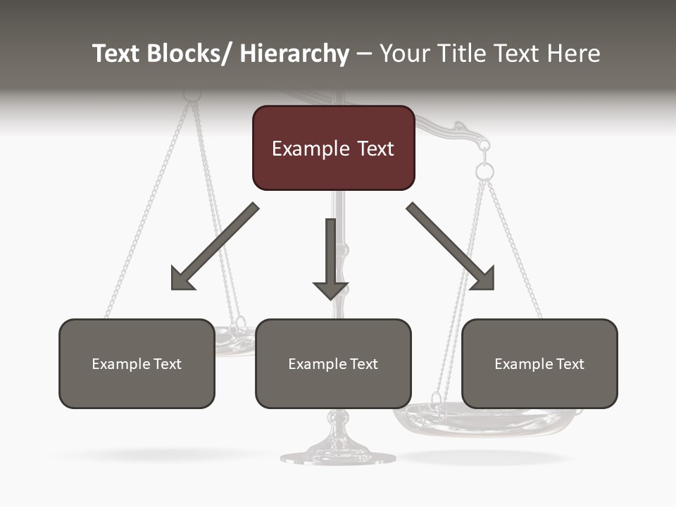 Weight Judge Law PowerPoint Template