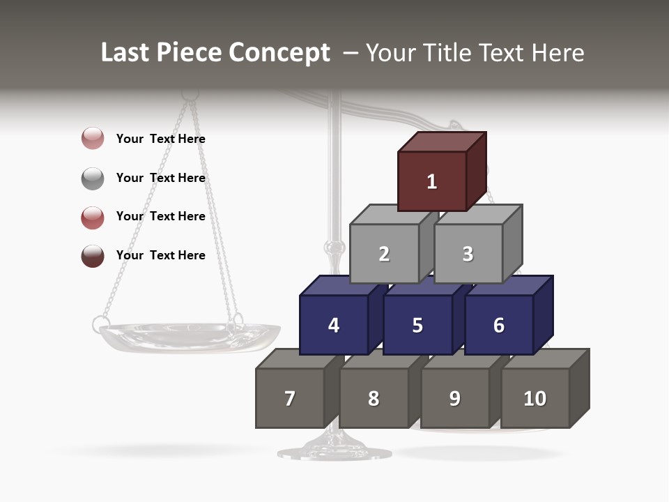 Weight Judge Law PowerPoint Template