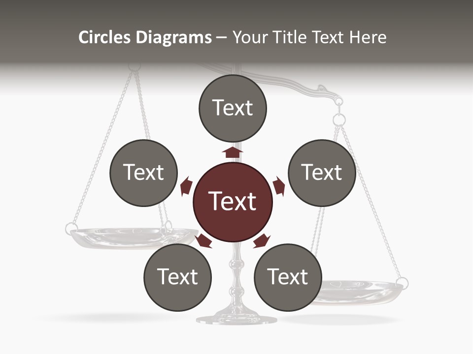Weight Judge Law PowerPoint Template