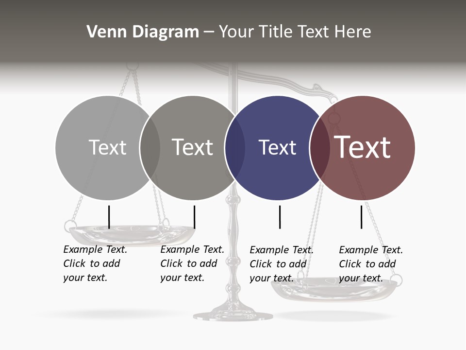 Weight Judge Law PowerPoint Template