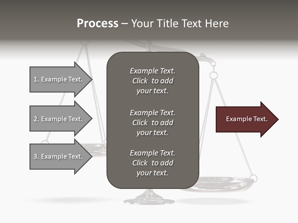 Weight Judge Law PowerPoint Template