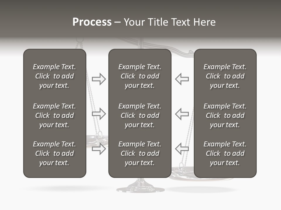 Weight Judge Law PowerPoint Template