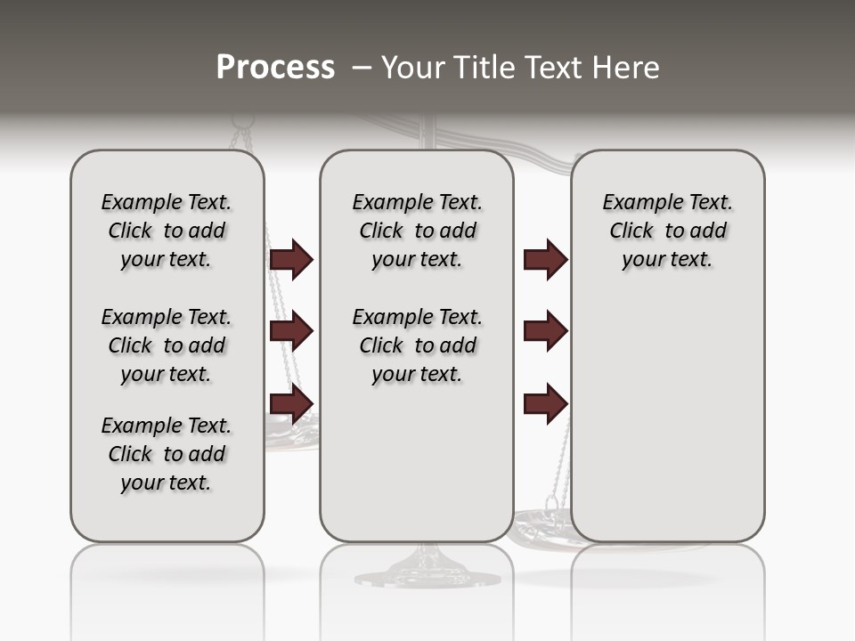 Weight Judge Law PowerPoint Template