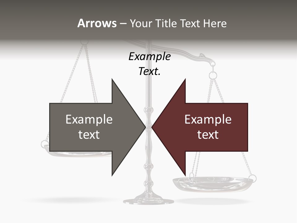 Weight Judge Law PowerPoint Template