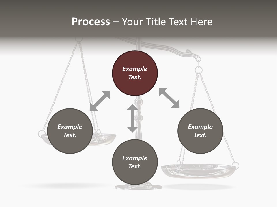 Weight Judge Law PowerPoint Template