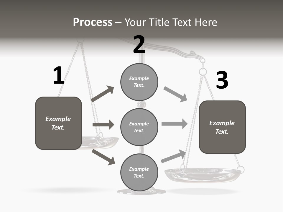 Weight Judge Law PowerPoint Template