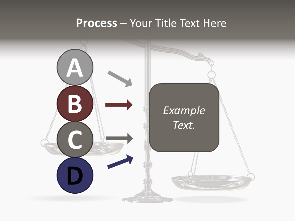 Weight Judge Law PowerPoint Template