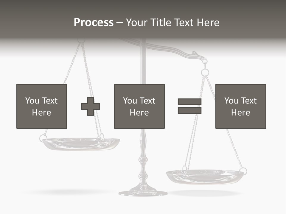 Weight Judge Law PowerPoint Template