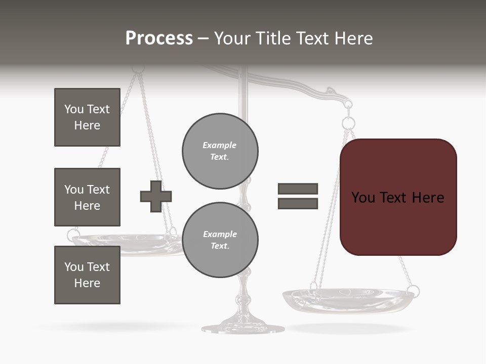 Weight Judge Law PowerPoint Template