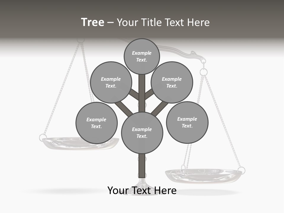 Weight Judge Law PowerPoint Template