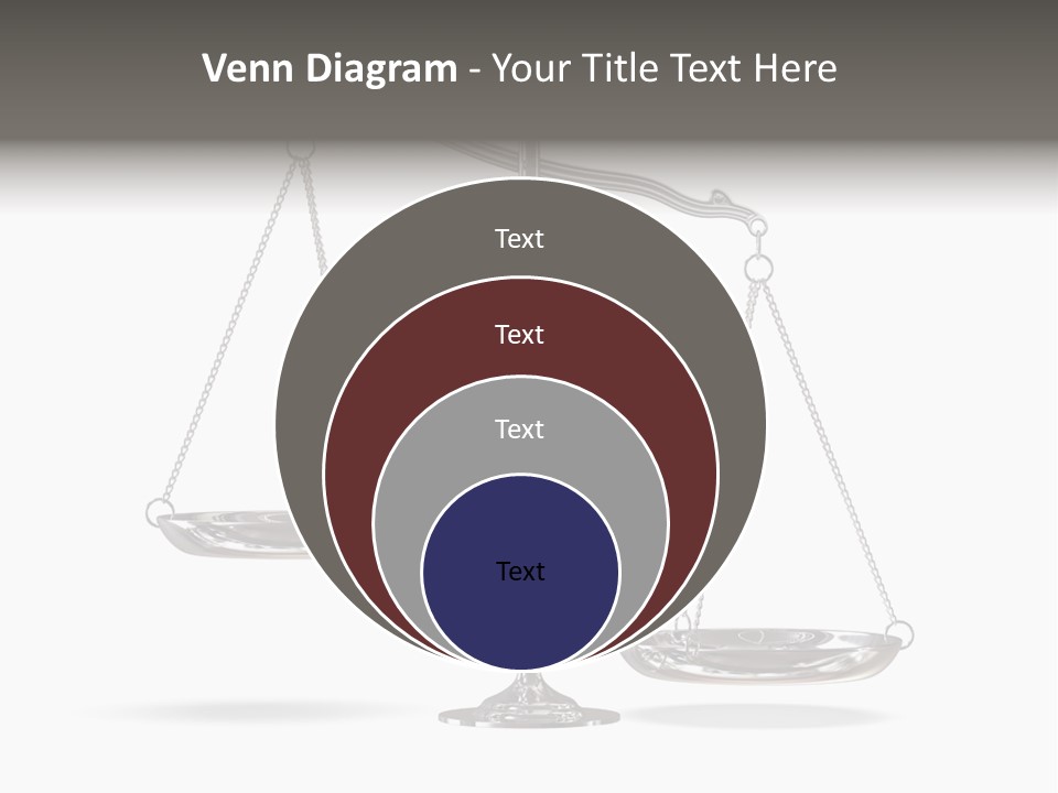 Weight Judge Law PowerPoint Template