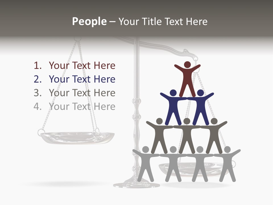 Weight Judge Law PowerPoint Template