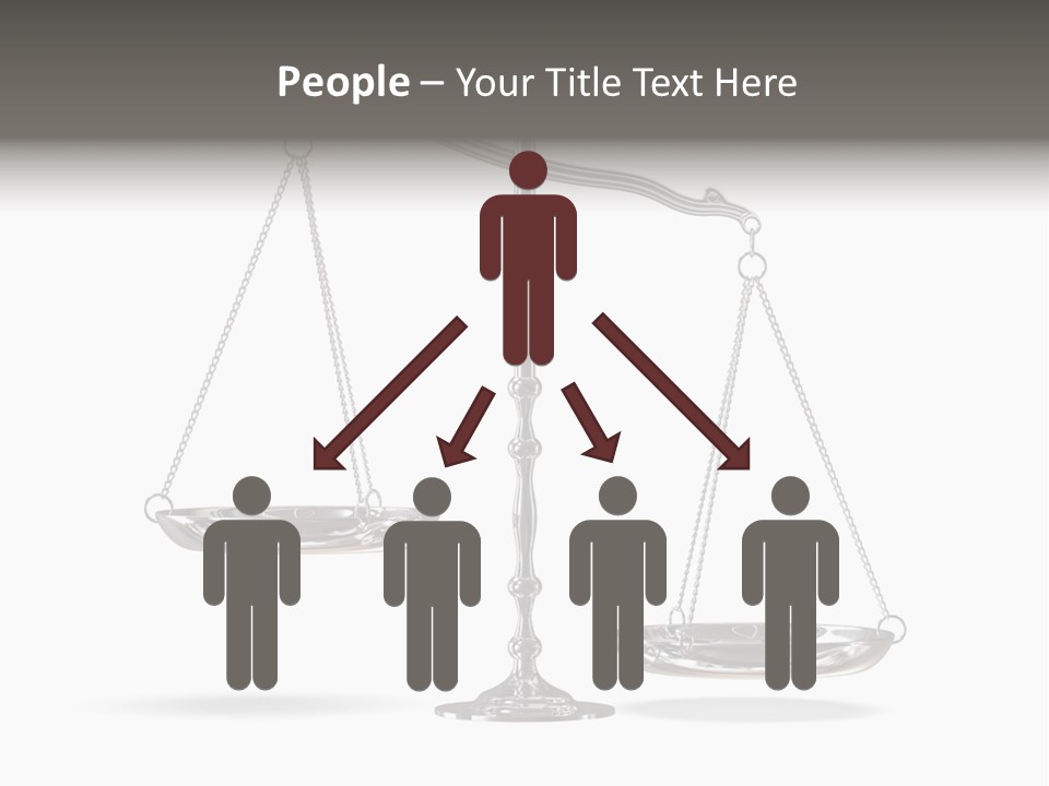 Weight Judge Law PowerPoint Template