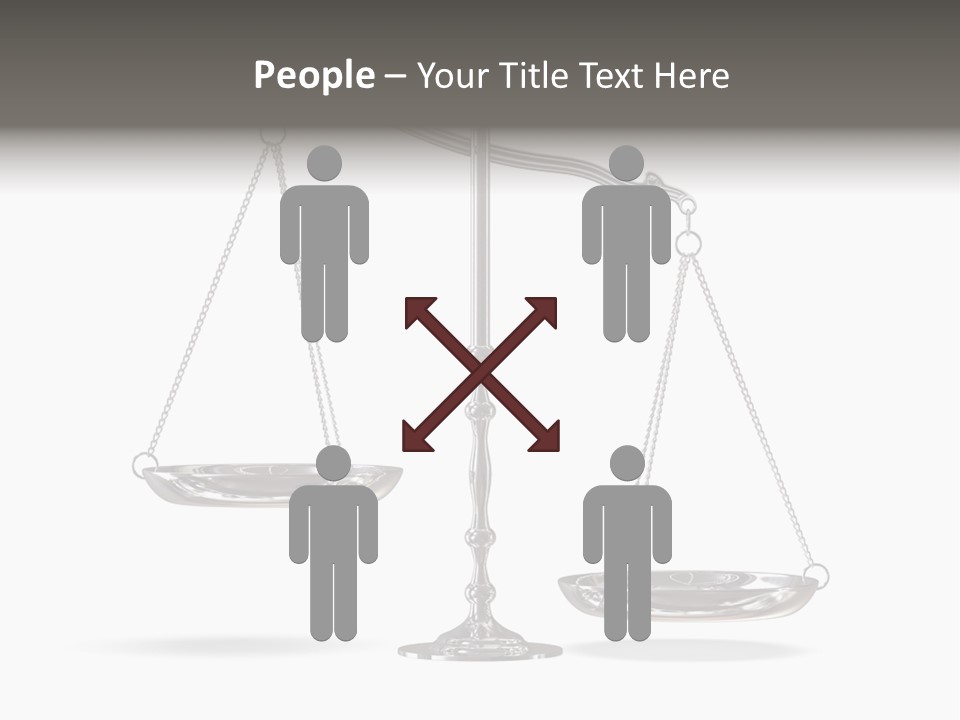 Weight Judge Law PowerPoint Template