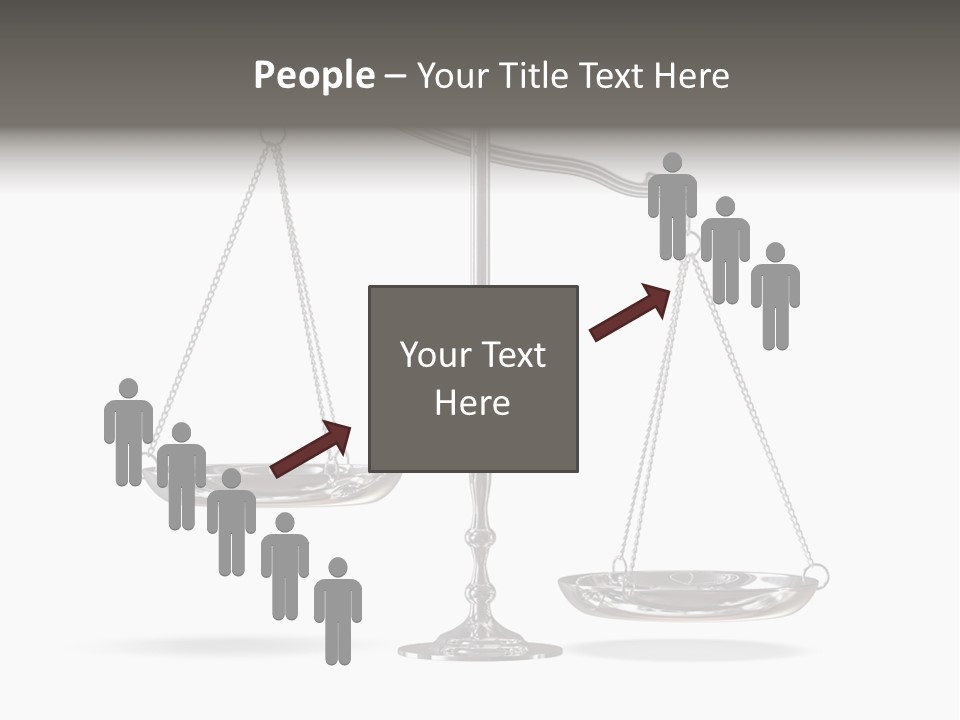 Weight Judge Law PowerPoint Template