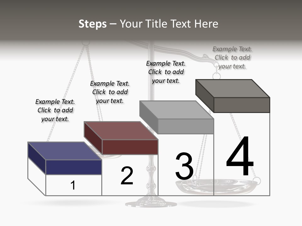 Weight Judge Law PowerPoint Template