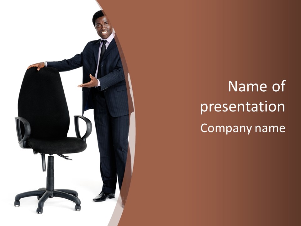 Entrepreneur Confident Guy PowerPoint Template