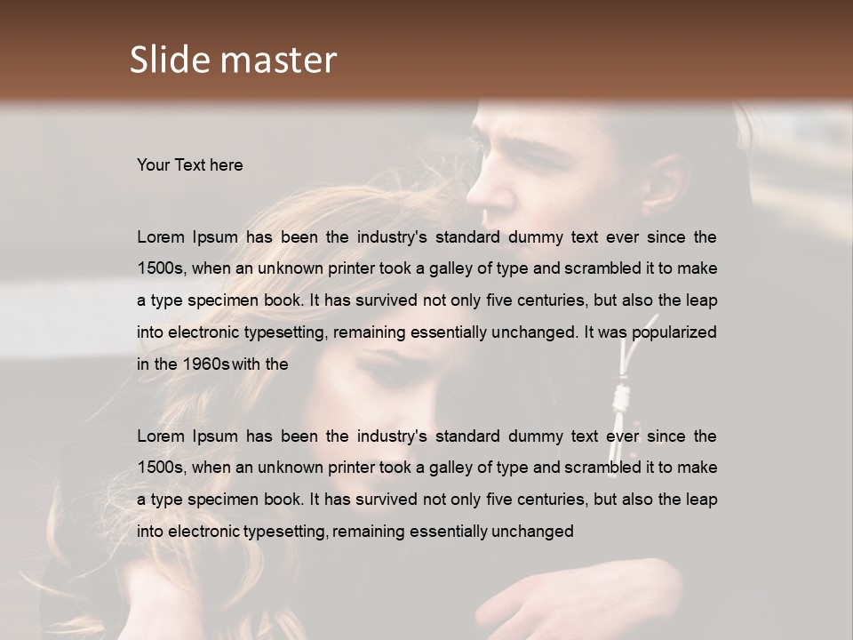 Facial White Sleep PowerPoint Template