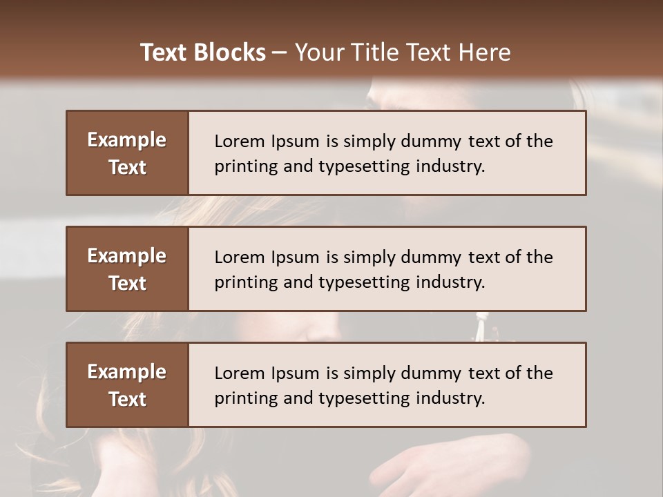 Facial White Sleep PowerPoint Template