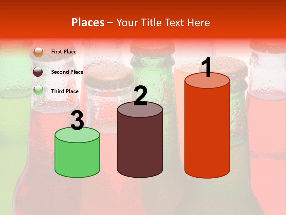 White Junk Food Refreshment PowerPoint Template