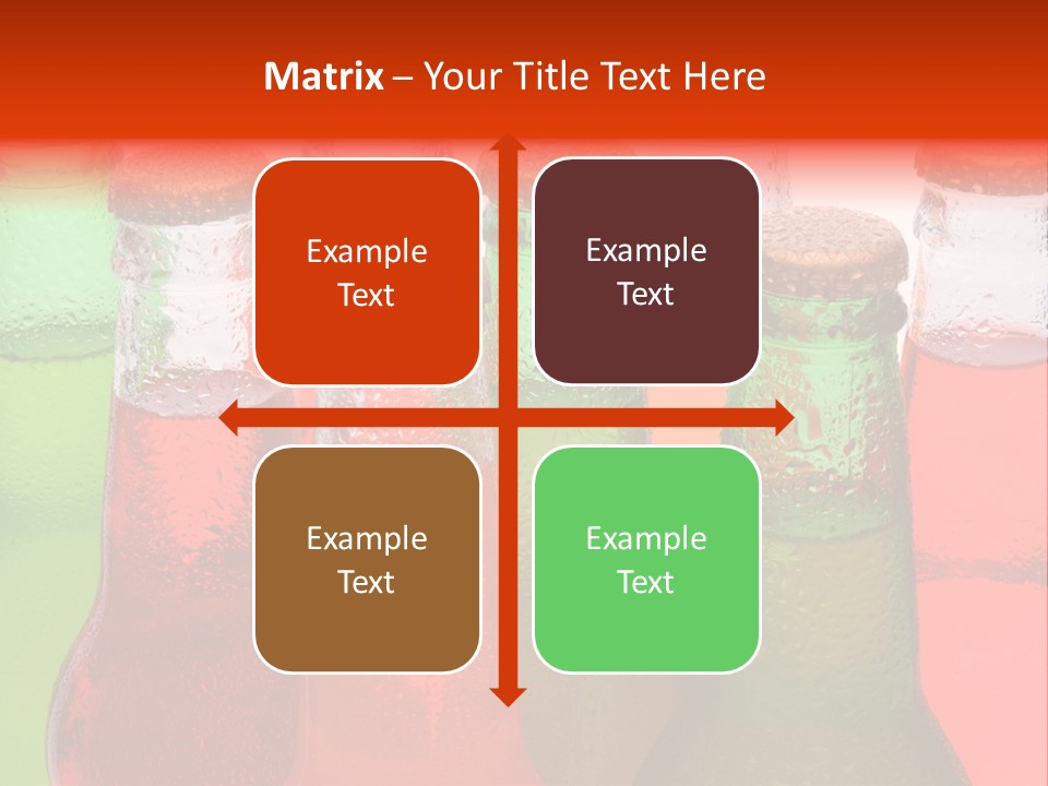 White Junk Food Refreshment PowerPoint Template