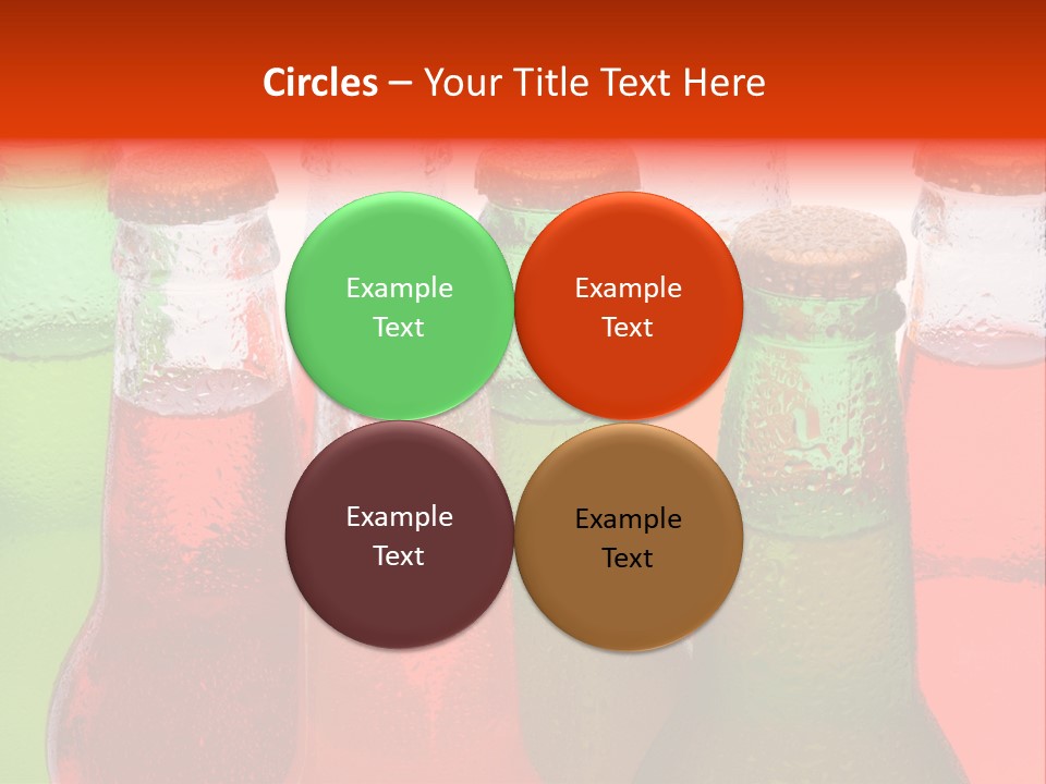 White Junk Food Refreshment PowerPoint Template