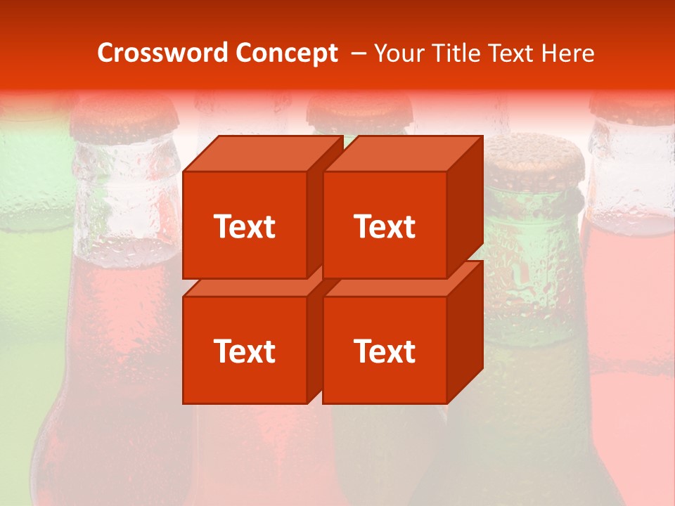 White Junk Food Refreshment PowerPoint Template