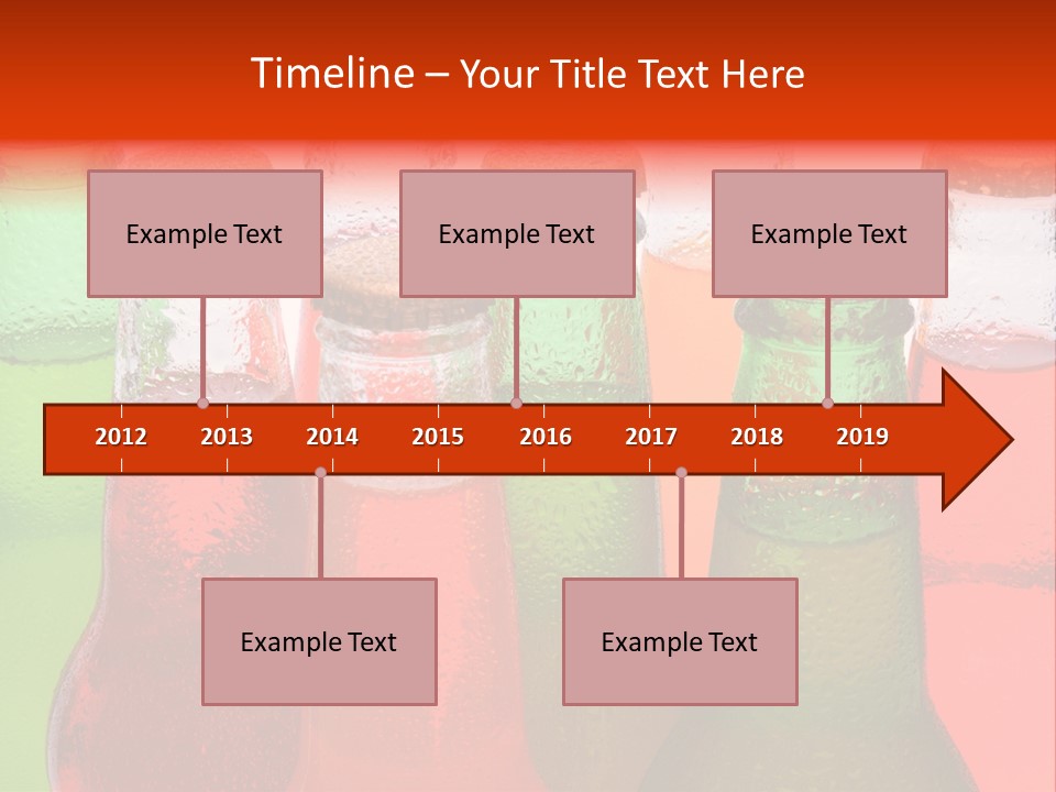 White Junk Food Refreshment PowerPoint Template