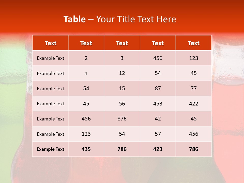 White Junk Food Refreshment PowerPoint Template
