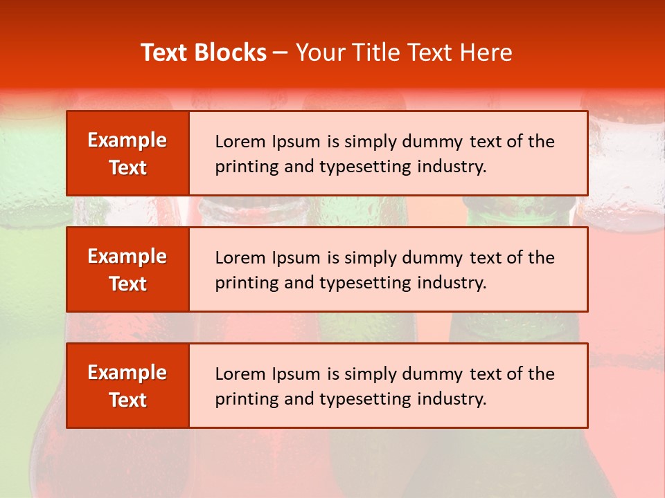 White Junk Food Refreshment PowerPoint Template