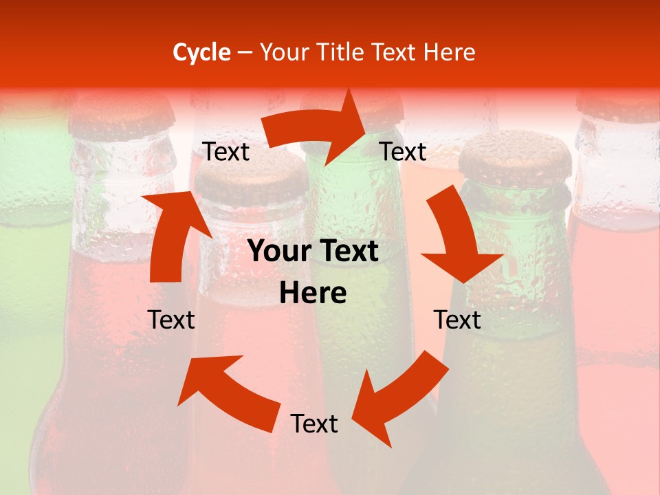 White Junk Food Refreshment PowerPoint Template