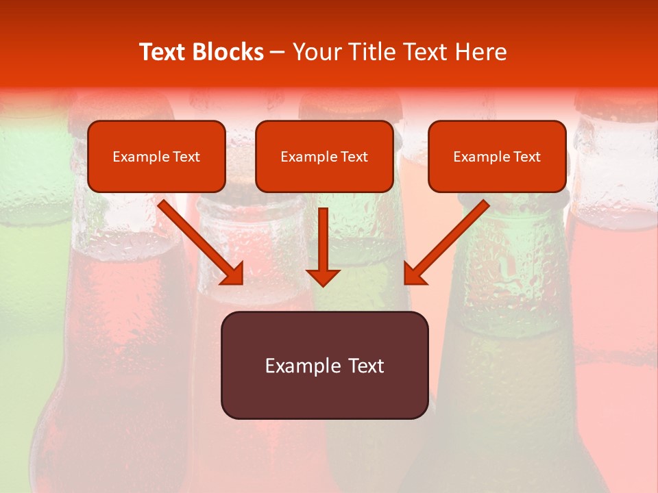 White Junk Food Refreshment PowerPoint Template