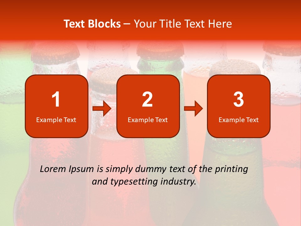 White Junk Food Refreshment PowerPoint Template