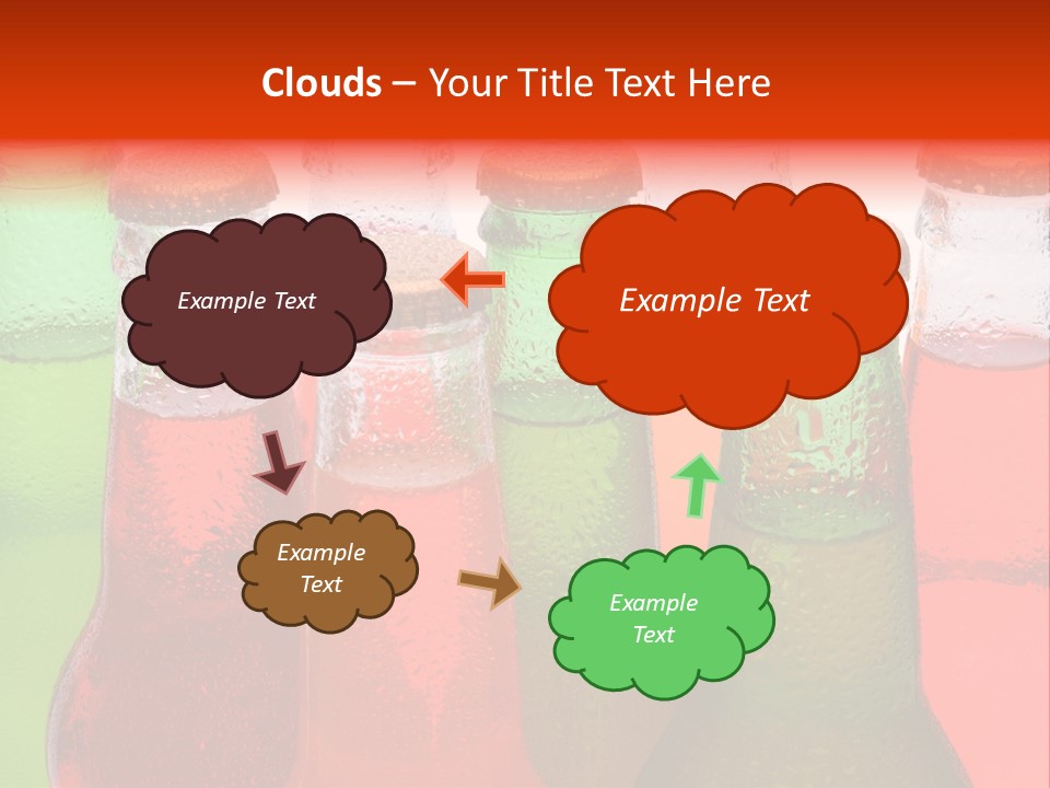 White Junk Food Refreshment PowerPoint Template