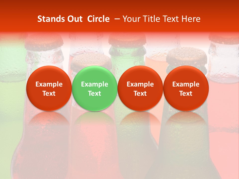 White Junk Food Refreshment PowerPoint Template