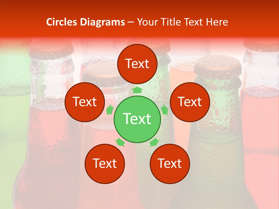 White Junk Food Refreshment PowerPoint Template