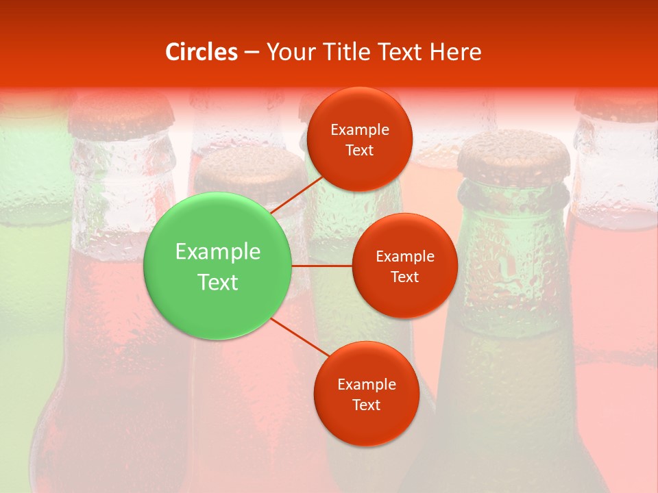 White Junk Food Refreshment PowerPoint Template