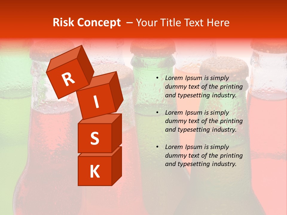 White Junk Food Refreshment PowerPoint Template