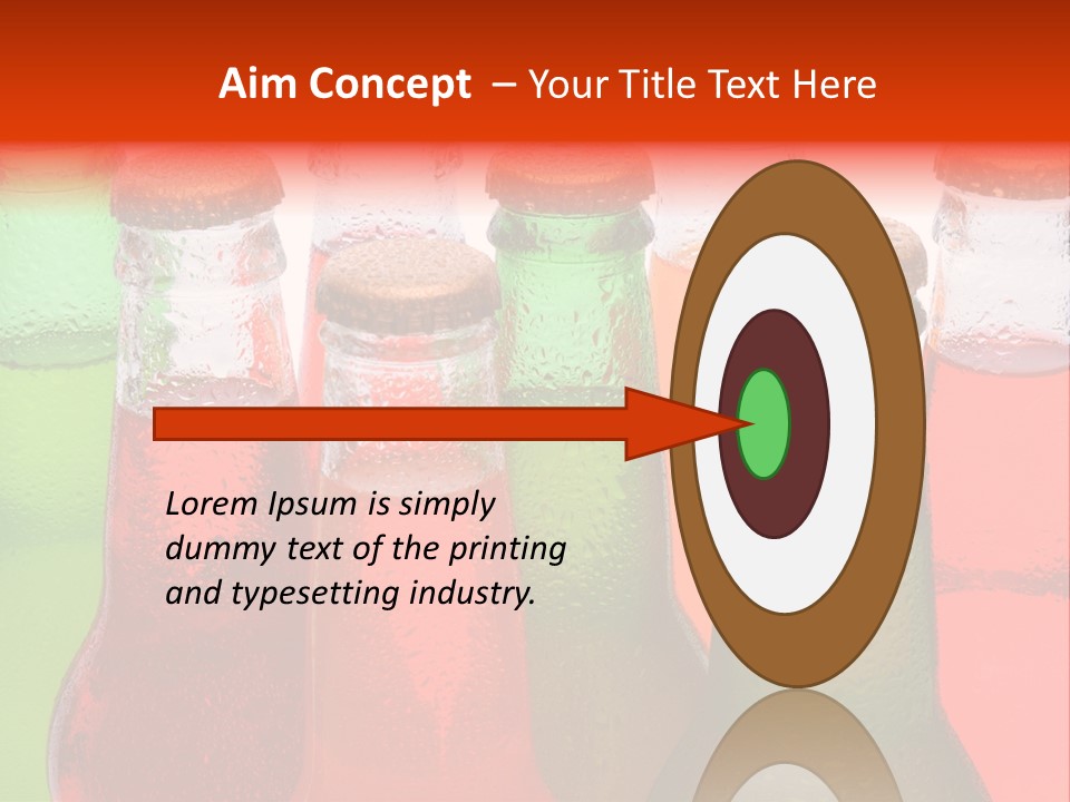 White Junk Food Refreshment PowerPoint Template