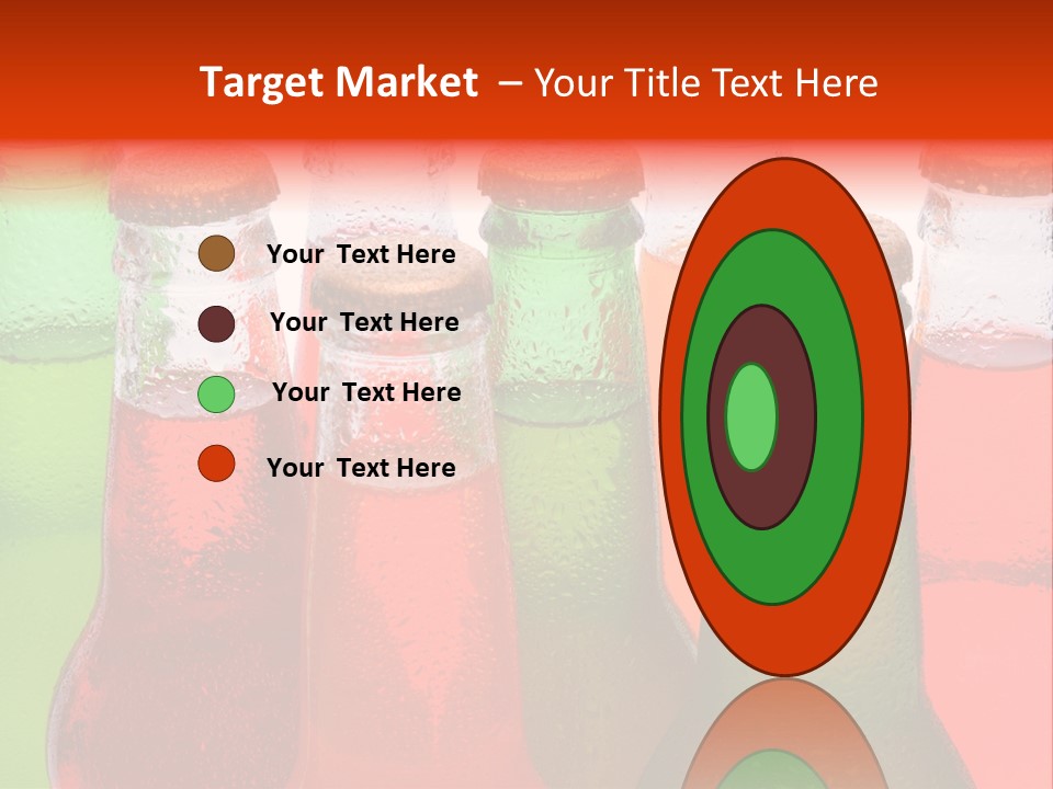 White Junk Food Refreshment PowerPoint Template