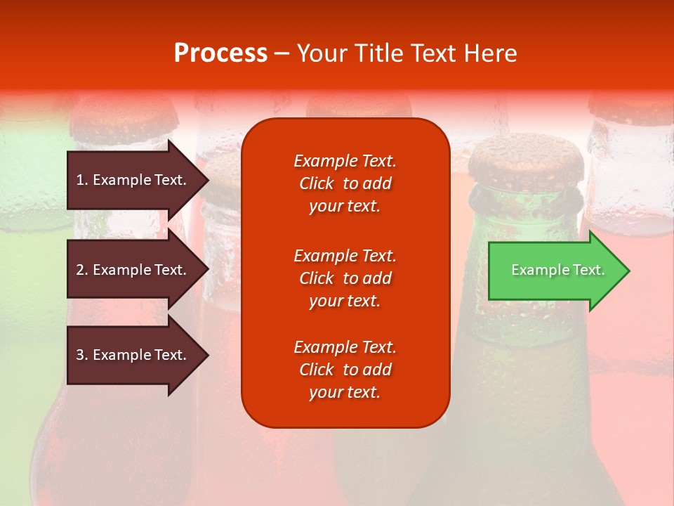 White Junk Food Refreshment PowerPoint Template